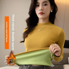 Load image into Gallery viewer, Women's half turtleneck bottoming shirt
