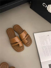 Load image into Gallery viewer, Women's Slim Toe Slides Slip-on Sandals
