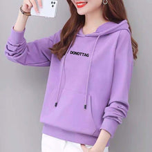 Load image into Gallery viewer, Women's Pure Cotton Edge Hat Sweatshirt
