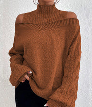 Load image into Gallery viewer, Women's shoulder half high collar
