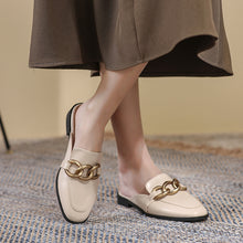 Load image into Gallery viewer, Women's Casual Flat Faux Fur Lining Push-ins
