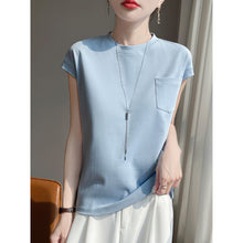Load image into Gallery viewer, Mercerized Cotton Pocket T-Shirt
