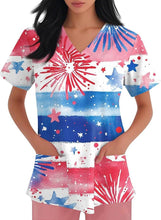 Load image into Gallery viewer, Women's Animal Print Top Short Sleeve
