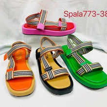 Load image into Gallery viewer, Women's Woven Belt Sports Velcro Beach Sandals
