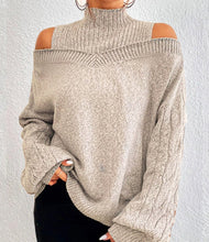 Load image into Gallery viewer, Women's shoulder half high collar
