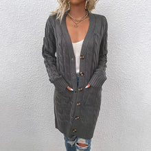 Load image into Gallery viewer, Women's outerwear cardigan sweater jacket
