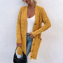 Load image into Gallery viewer, Women's outerwear cardigan sweater jacket
