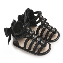 Load image into Gallery viewer, Summer Fashion New Baby Shoes Trendy Girl Baby High Top Hollow Sandals PU Soft Sole Casual Walking Shoes
