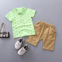 Load image into Gallery viewer, Summer Boys Clothes Suit Kids T-shirt+shorts 2pcs Baby Toddler Outfit Sportsuit 1 2 3 4 Years Boys thin Costume Children Clothes
