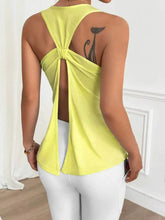 Load image into Gallery viewer, Summer Women's Sports Casual Vest, with a Knotted Back Design, Close-Fitting, Comfortable, and Quick-Drying
