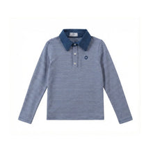 Load image into Gallery viewer, AP SS26 blue denim collection kids boys girls spring summer fashion jeans pleated skirt jumper shirt family clothing clothes
