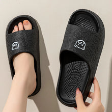 Load image into Gallery viewer, Summer Children Slippers Indoor Cute Bear Print Anti Slip Soft Sole Exquisite Parent-child Shoes Home Comfy Leisure Shoes
