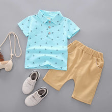 Load image into Gallery viewer, Summer Boys Clothes Suit Kids T-shirt+shorts 2pcs Baby Toddler Outfit Sportsuit 1 2 3 4 Years Boys thin Costume Children Clothes

