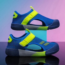 Load image into Gallery viewer, Toddler Baby Summer Shoes Breathable Anti-Slip Walking Sneakers for Kids Boys Casual Walking Shoes Size 23-36
