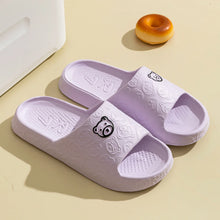 Load image into Gallery viewer, Summer Children Slippers Indoor Cute Bear Print Anti Slip Soft Sole Exquisite Parent-child Shoes Home Comfy Leisure Shoes
