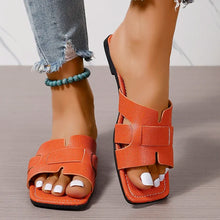 Load image into Gallery viewer, Summer Women Slippers Fashion Beach Flats Shoes 2024 New Casual Sandals Dress Walking Flip Flops Open Toe Slides Mujer Zapatos

