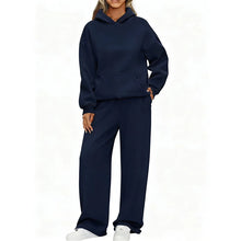 Load image into Gallery viewer, Women's Hoodie &amp; Wide Leg Pants Two-Piece Tracksuit
