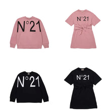 Load image into Gallery viewer, kids sweatshirts ss26 boys girls cute print shorts princess sweater dress clothing sets
