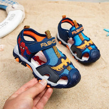 Load image into Gallery viewer, Boys Sandals  Summer Kids Beach Shoes Children Shoes Cartoon Boys Shoes Baby Sandals Soft Toddler Kids Sandals
