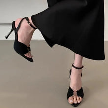 Load image into Gallery viewer, Women's Pointed Toe Stiletto Slingback Sandals
