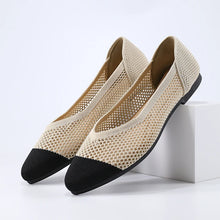 Load image into Gallery viewer, New Spring and Summer Pointed-Toe Slip-On Women's Shoes, Breathable, Lightweight, Soft-Soled Flat Shoes, Comfortable and Not Tiring on the Feet, Versatile for Daily Commuting, Lazy Shoes
