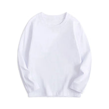 Load image into Gallery viewer, 7 Colors Spring Long Sleeve Tees Children's T-shirt Cotton Solid Colour Base Coat Leisure Wear Boys Girls Tops Kids Clothes
