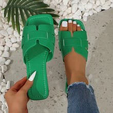Load image into Gallery viewer, Summer Women Slippers Fashion Beach Flats Shoes 2024 New Casual Sandals Dress Walking Flip Flops Open Toe Slides Mujer Zapatos
