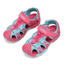 Load image into Gallery viewer, Boys Girls Sports Sandals Summer Kids Closed Toe Outdoor Sandals Athletic Water Shoes Sandals Child Pool Beach Sandals
