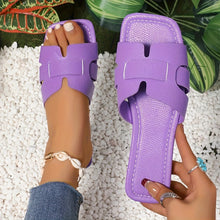 Load image into Gallery viewer, Summer Women Slippers Fashion Beach Flats Shoes 2024 New Casual Sandals Dress Walking Flip Flops Open Toe Slides Mujer Zapatos
