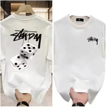 Load image into Gallery viewer, Men's Trendy Streetwear T Shirt Short Sleeve Graphic Design Loose Casual Breathable Lightweight Summer Tee Tops Fashion Popular
