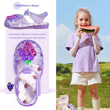 Load image into Gallery viewer, Fashionable Summer New Children's Jelly Sandals Trendy Sweet Beach Shoes Girls Cartoon Fruit Sandals Students Kids Crystal Shoes
