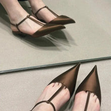 Load image into Gallery viewer, Shoes for Women Sexy Pointed Toe Women's Sandals Comfortable Low Heel Trendy Sandal Simple Versatile Large Size Pumps
