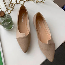 Load image into Gallery viewer, Women's Pointed Toe Slip-On Ballet Flats
