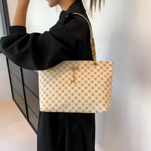Load image into Gallery viewer, Women's Large Capacity Plaid Tote Shoulder Bag
