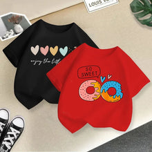 Load image into Gallery viewer, Summer New Children's Clothing Children's T-shirt Boys and Girls Casual Fashion Short-sleeved Baby Half-sleeved Top Base Shirt
