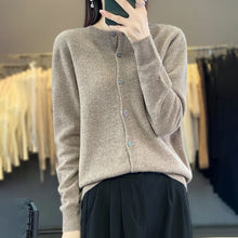 Load image into Gallery viewer, Women's Merino Wool Button Cardigan
