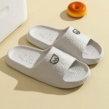 Load image into Gallery viewer, Summer Children Slippers Indoor Cute Bear Print Anti Slip Soft Sole Exquisite Parent-child Shoes Home Comfy Leisure Shoes
