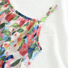 Load image into Gallery viewer, Summer Fashion 3-7 Years Girl Print Dresses with A Bag 2Pcs Set Floral Suspender Kids Casual Clothes
