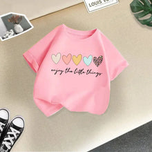 Load image into Gallery viewer, Summer New Children's Clothing Children's T-shirt Boys and Girls Casual Fashion Short-sleeved Baby Half-sleeved Top Base Shirt
