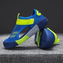 Load image into Gallery viewer, Toddler Baby Summer Shoes Breathable Anti-Slip Walking Sneakers for Kids Boys Casual Walking Shoes Size 23-36
