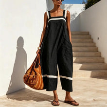 Load image into Gallery viewer, Summer Dress for Women Tassel Decorated Sleeveless Cotton Linen Dress Loose Vacation Long Dress with Pockets
