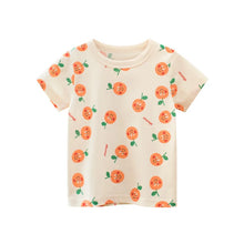 Load image into Gallery viewer, 2025 Summer 2-8 Years Kids Girl Shorts Sleeve T-shirts Printed Little Girl Top Baby Girl T Shirts Children Toddler Girl Clothes

