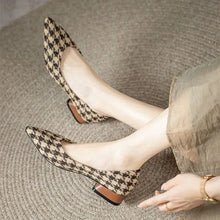 Load image into Gallery viewer, Low Heel Elegant Shoes For Women Casual Woman Flats Korean Style Social Hot Trendy Summer 2025 Quick Delivery Genuine Mark
