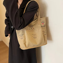 Load image into Gallery viewer, Winnie the Pooh Canvas Tote Bag

