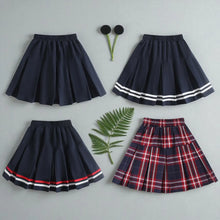 Load image into Gallery viewer, Summer Kids School Skirts for Girls Clothes Cotton School Uniform Teenagers Outfits Spring Children Costumes  6 8 10 12 13 Years
