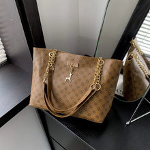Load image into Gallery viewer, Women's Large Capacity Plaid Tote Shoulder Bag
