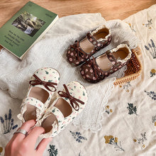 Load image into Gallery viewer, Spring Girl's Princess Shoes Floral Adorable Versatile Kids Flat Shoe Round Toe Soft Comfy Trendy Children Mary Janes 21-32
