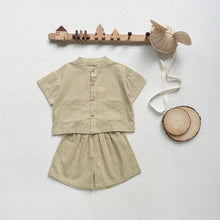 Load image into Gallery viewer, Kids 2-Piece Short-Sleeve Shirt &amp; Shorts Set
