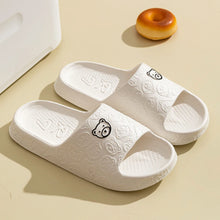 Load image into Gallery viewer, Summer Children Slippers Indoor Cute Bear Print Anti Slip Soft Sole Exquisite Parent-child Shoes Home Comfy Leisure Shoes
