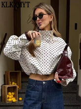 Load image into Gallery viewer, Women's Polka Dot Short Jacket
